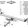ТСУ для HYUNDAI TUCSON 2015-07/2018 (С БЫСТРОСЪЕМНЫМ ШАРОМ)