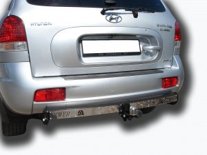 ТСУ для HYUNDAI SANTA FE CLASSIC (SM) (ТАГАЗ) 2001-2006  2007-… (C НЕРЖ. ПЛАСТИНОЙ)