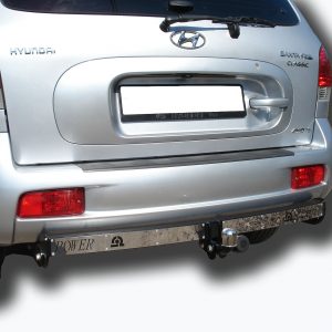 ТСУ для HYUNDAI SANTA FE CLASSIC (SM) (ТАГАЗ) 2001-2006  2007-... (C НЕРЖ. ПЛАСТИНОЙ)