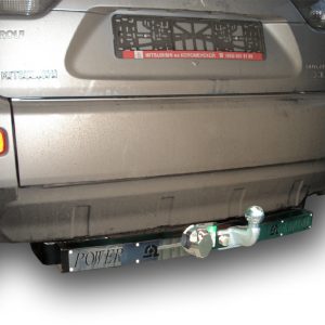 ТСУ для MITSUBISHI OUTLANDER XL (CW0) 2007-2012 (C НЕРЖ. ПЛАСТИНОЙ)