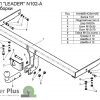ТСУ для NISSAN X-TRAIL 1 (T30) 2001/9-2007 (кроме SPORT) — изображение 2
