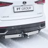 Фаркоп с накладкой из нерж. LEXUS NX с 2014 - съемный квадрат — изображение 7