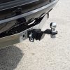 Фаркоп c накладкой из нерж. DW Hover H3 / H5 с 2010 - съемный квадрат