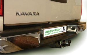 ТСУ для NISSAN NAVARA Double Cab (D40) (со ступенькой) 2005-…