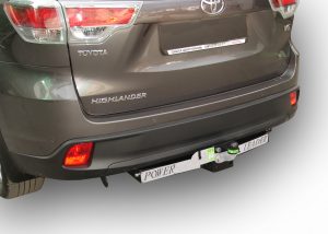 ТСУ для TOYOTA HIGHLANDER (XU50) 2013-…  (С НЕРЖАВЕЮЩЕЙ ПЛАСТИНОЙ)