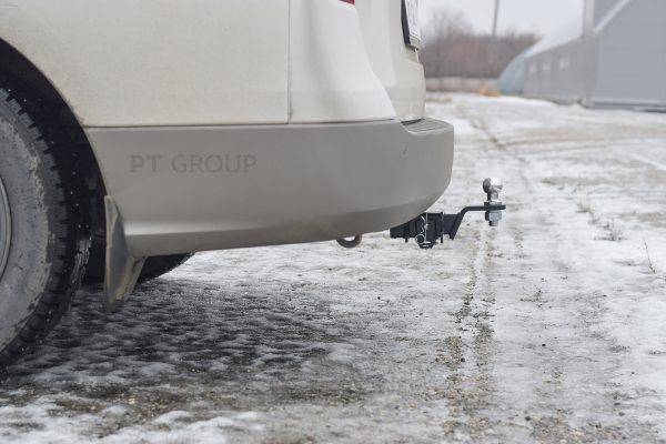Фаркоп Hyundai H-1 с 2007 - / STAREX c 2007 -  съемный квадрат — изображение 5