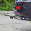 Фаркоп c накладкой из нерж. DW Hover H3 / H5 с 2010 - съемный квадрат — изображение 5