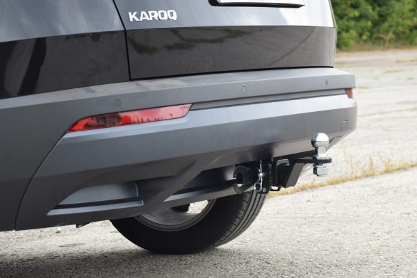 Фаркоп  ŠKODA KAROQ с 2020- / Volkswagen Tiguan 2017- / ŠKODA Kodiaq 2017- съемный квадрат — изображение 19