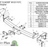 ТСУ для MITSUBISHI PAJERO SPORT (K90) 1998-2008 — изображение 2
