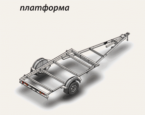 Автомобильный модульный прицеп ДОН Н5521