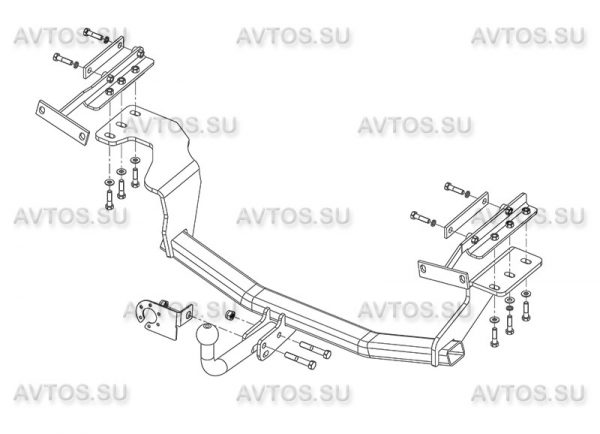 ТСУ NISSAN X-TRAIL T31 (2007-2014) — изображение 2